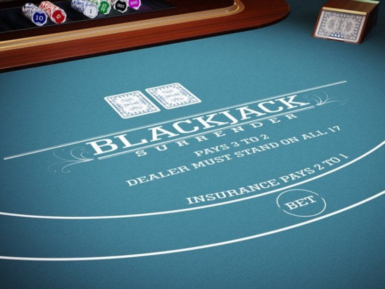 surrender blackjack